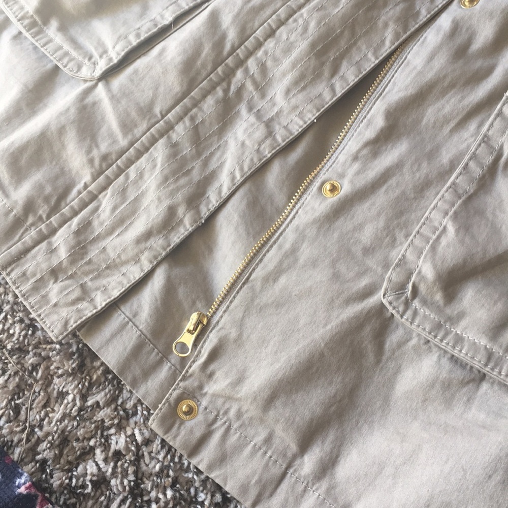 ❌ SOLD❌lined beige utility jacket🎀 - Picture 6 of 8